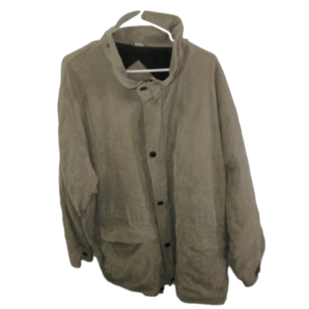 FIELDMASTER Men's Tan Fleece Lined Parka Jacket Size XL
